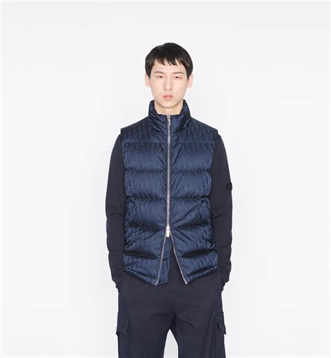 dior jacket light blue|dior sleeveless down jacket.